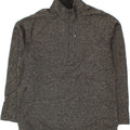EDDIE BAUER Mens Zip Neck Sweatshirt Jumper XL Grey Polyester Vintage Eddie Bauer and Second-Hand Eddie Bauer from Messina Hembry 