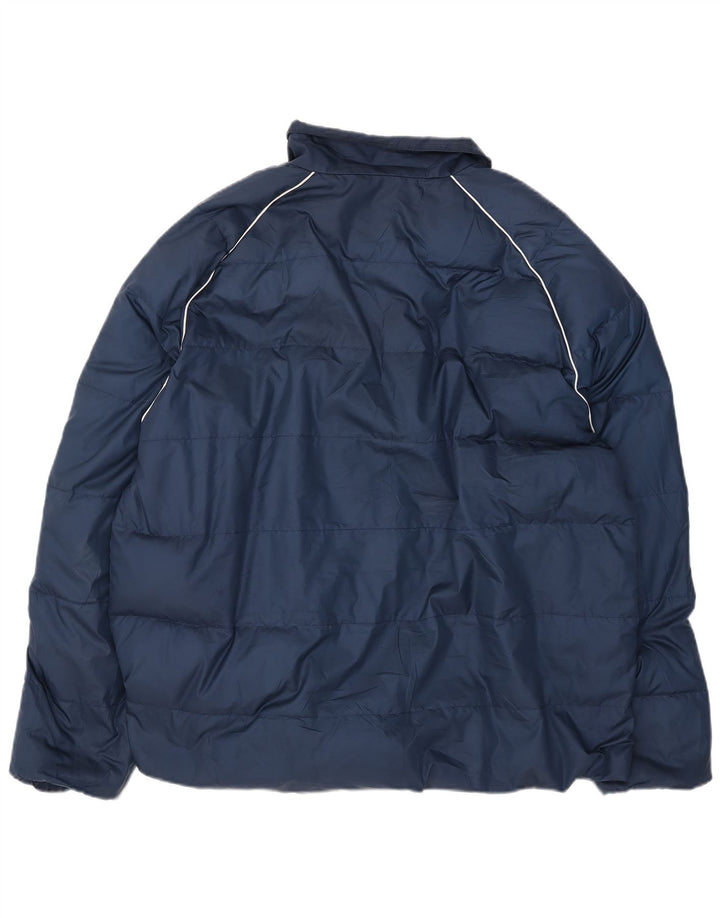 Giacca imbottita da uomo Adidas UK 42 XL poliestere blu navy