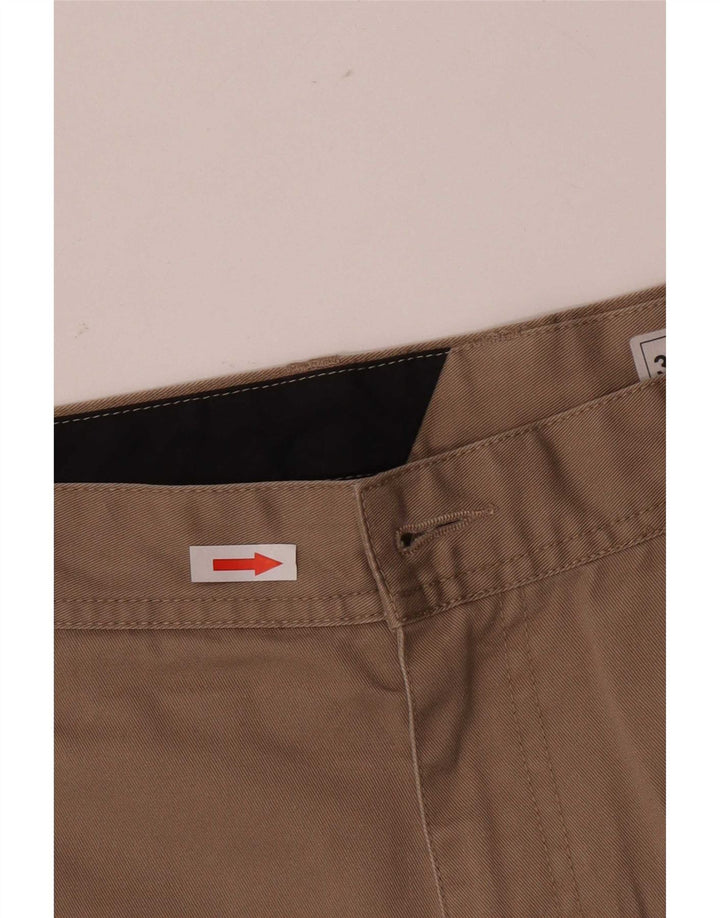 Pantaloncini chino da uomo Volcom grandi W36 poliestere beige