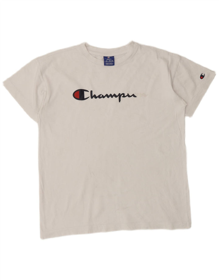 T-shirt grafica da uomo Champion Top piccola bianca