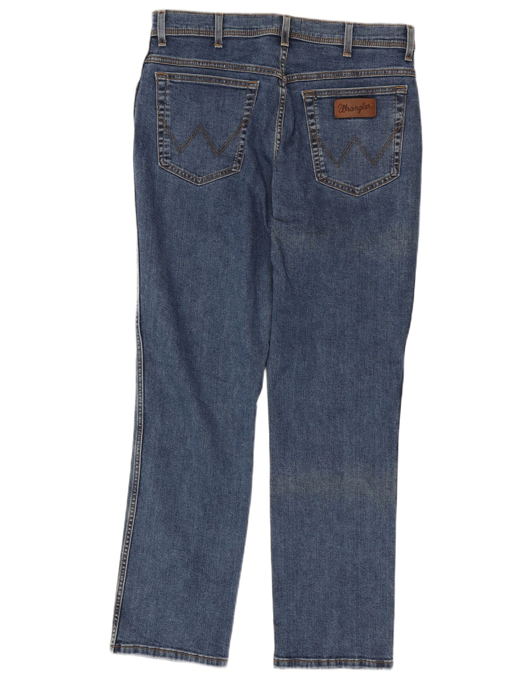 Jeans dritti da uomo Wrangler Texas W36 L32 cotone blu