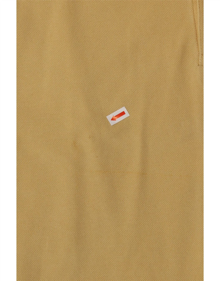 WRANGLER Mens Polo Shirt XL Yellow Cotton