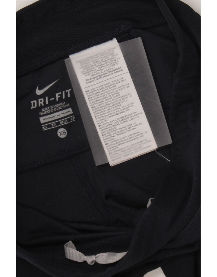 Leggings Nike Dri Fit da donna UK 6 XS blu navy poliestere