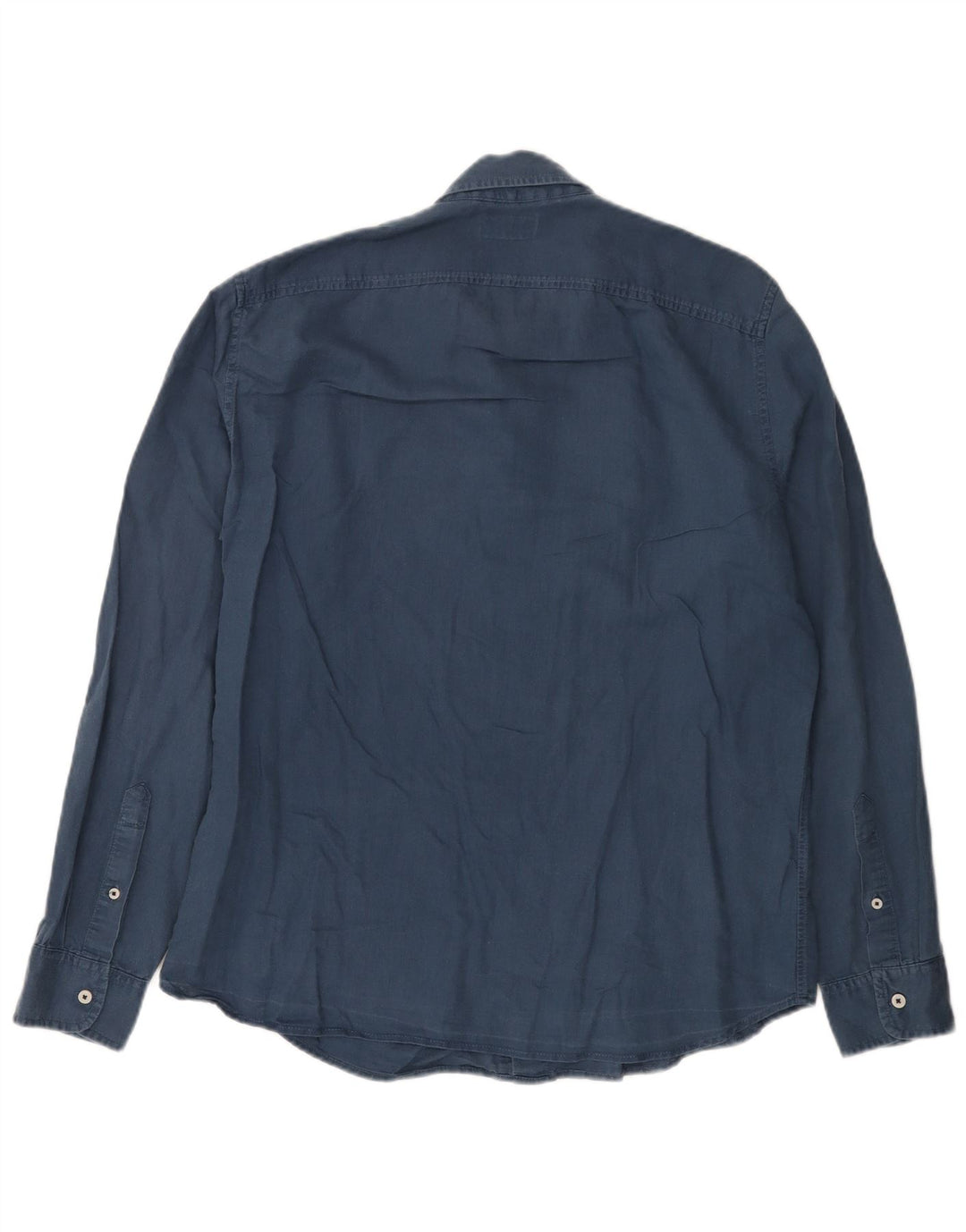 Camicia Timberland da uomo slim fit grande lino blu navy