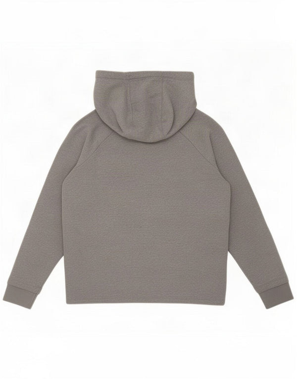 Maglia con cappuccio grafica da donna Under Armour UK 14 Cotone screziato grigio medio