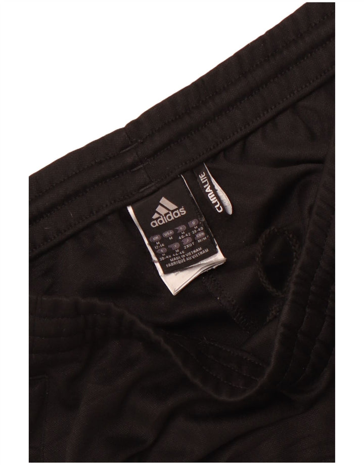 Pantaloni della tuta da jogging Adidas Climalite da donna UK 12/14 Medio Nero