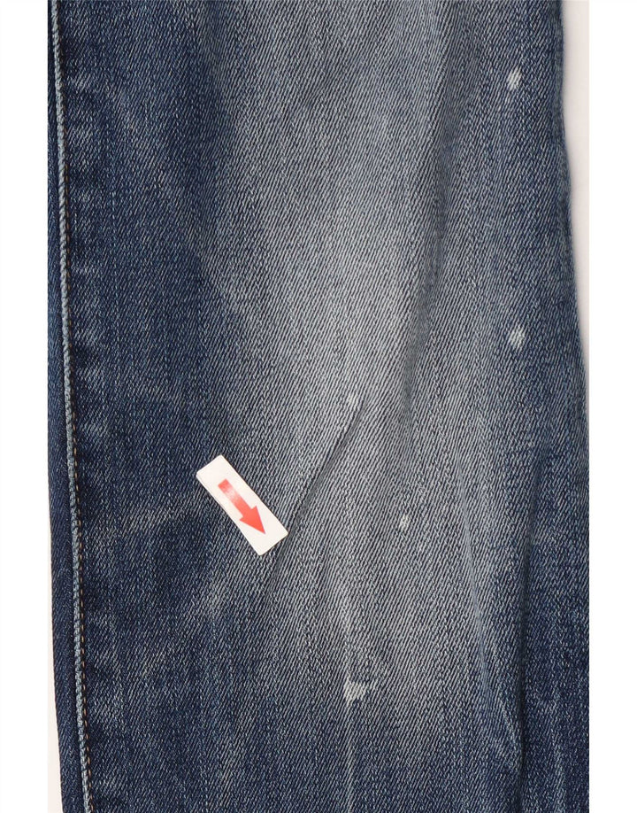 Jeans bootcut slim da donna Armani W26 L29 cotone blu