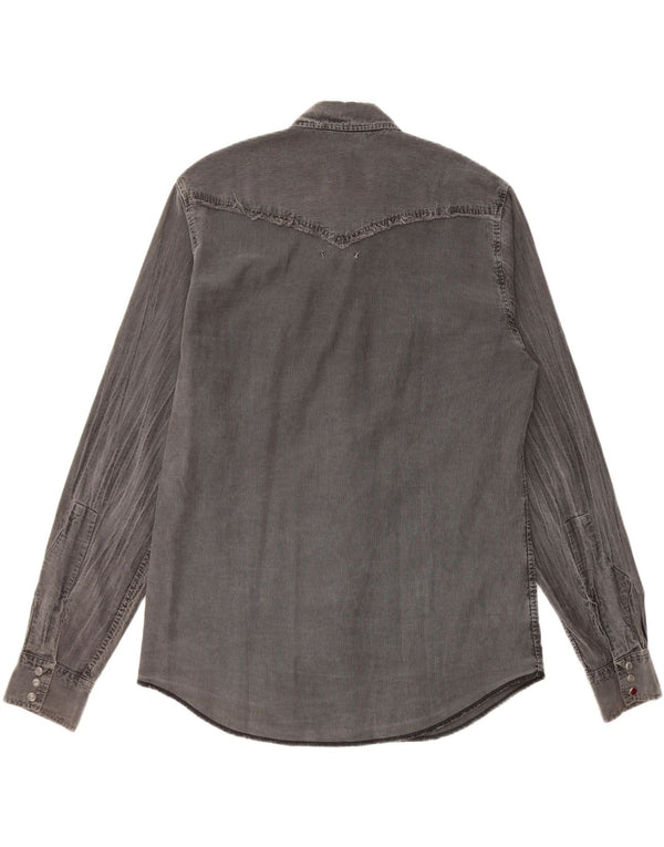 LEVI'S Camicia Uomo Large Grigio Cotone