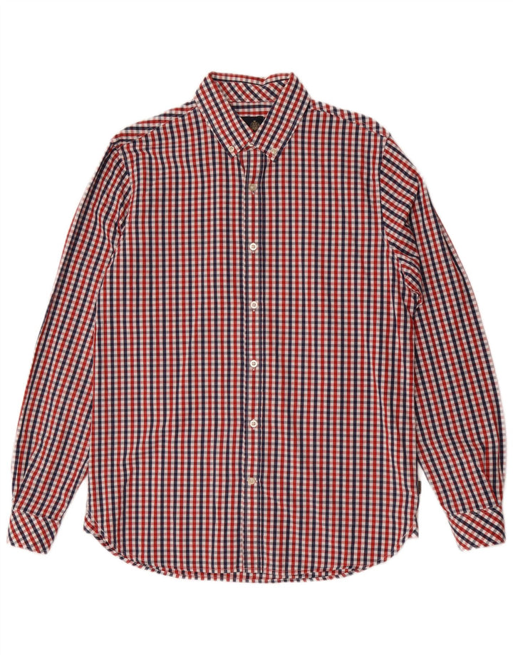 Camicia da uomo Musto a quadretti multicolore media