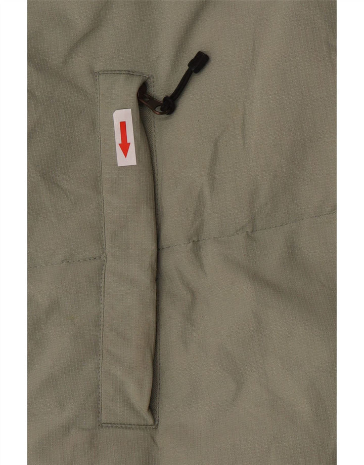 Giacca imbottita con cappuccio Fila da uomo UK 40 Large Khaki Poliammide
