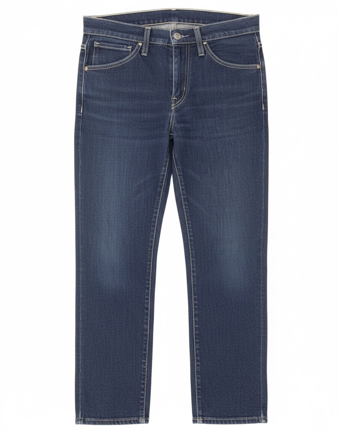 Jeans dritti da donna Levi's W29 L28 in cotone blu navy