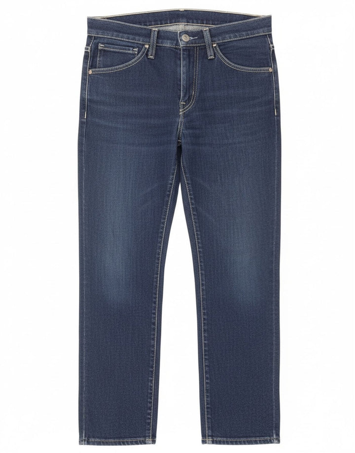 Jeans dritti da donna Levi's W29 L28 in cotone blu navy