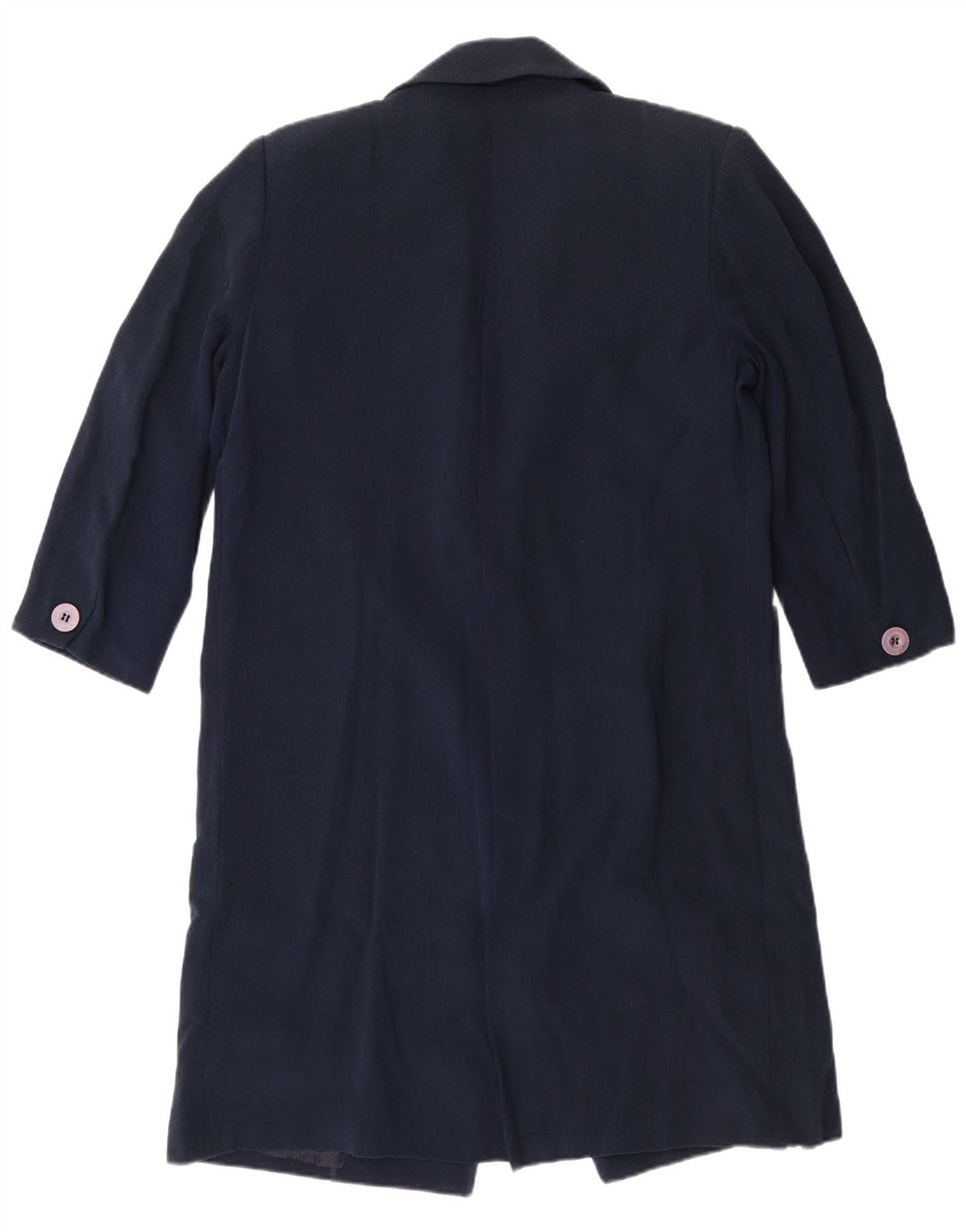 LUISA SPAGNOLI Giacca blazer a 3 bottoni da donna UK 14 medio blu navy