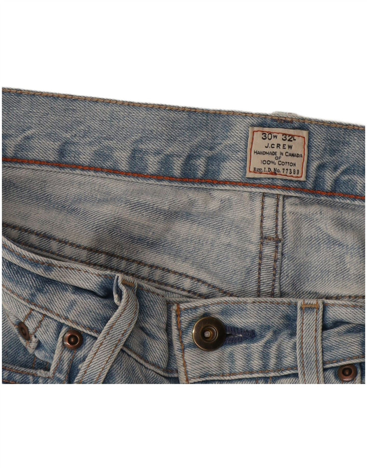Jeans dritti da uomo J. Crew W30 L32 cotone blu