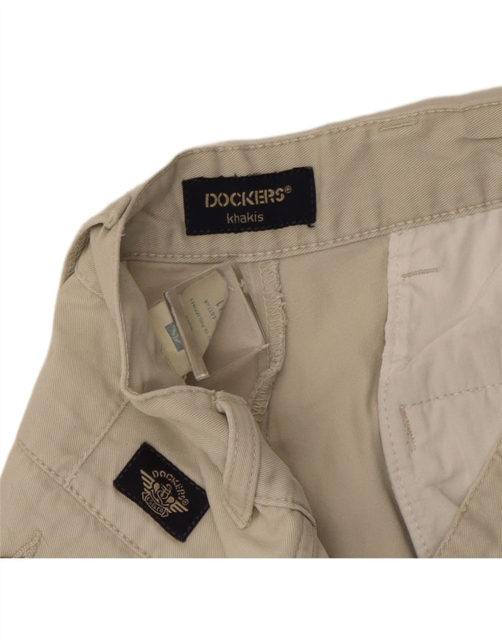 DOCKERS Womens Chino Shorts W31 Medium Grey Cotton Vintage Dockers and Second-Hand Dockers from Messina Hembry 