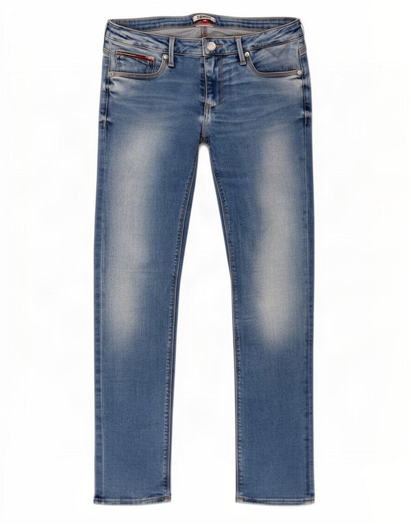 Jeans slim da uomo Tommy Hilfiger W30 L30 cotone blu