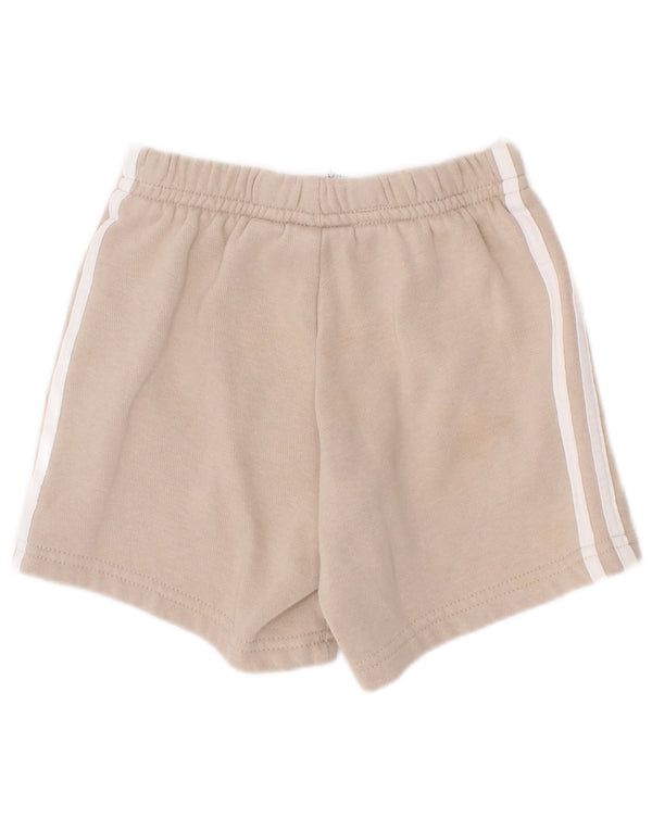 Pantaloncini sportivi Adidas da bambino 18-24 mesi in cotone beige
