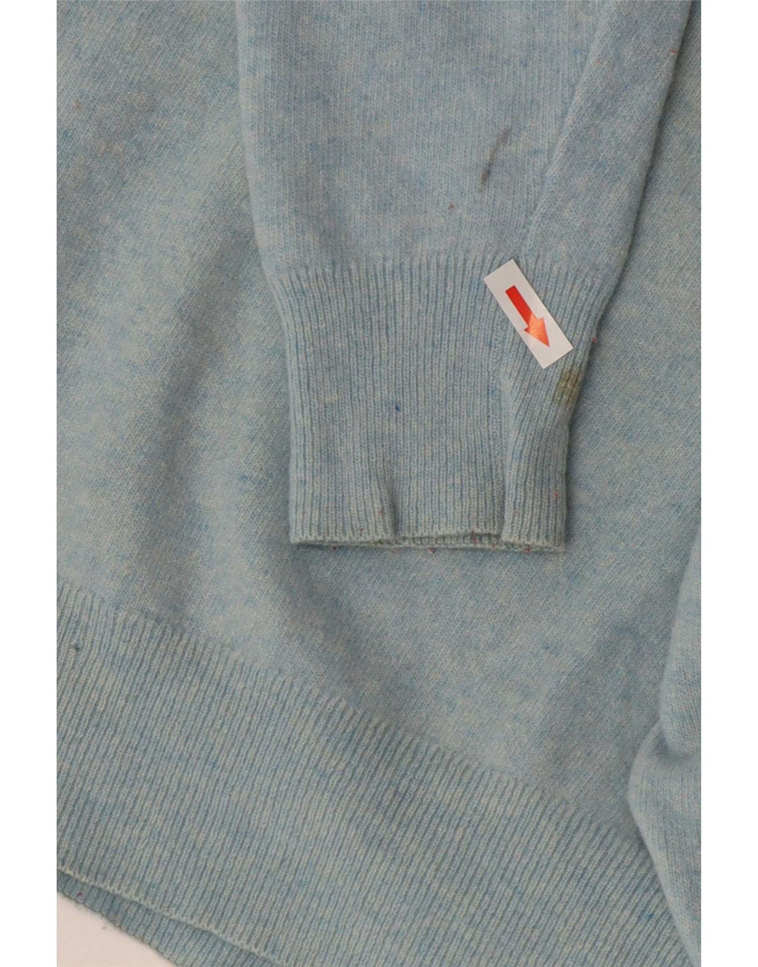 Maglione maglione girocollo da uomo Lacoste taglia 3 piccolo lana d'agnello blu