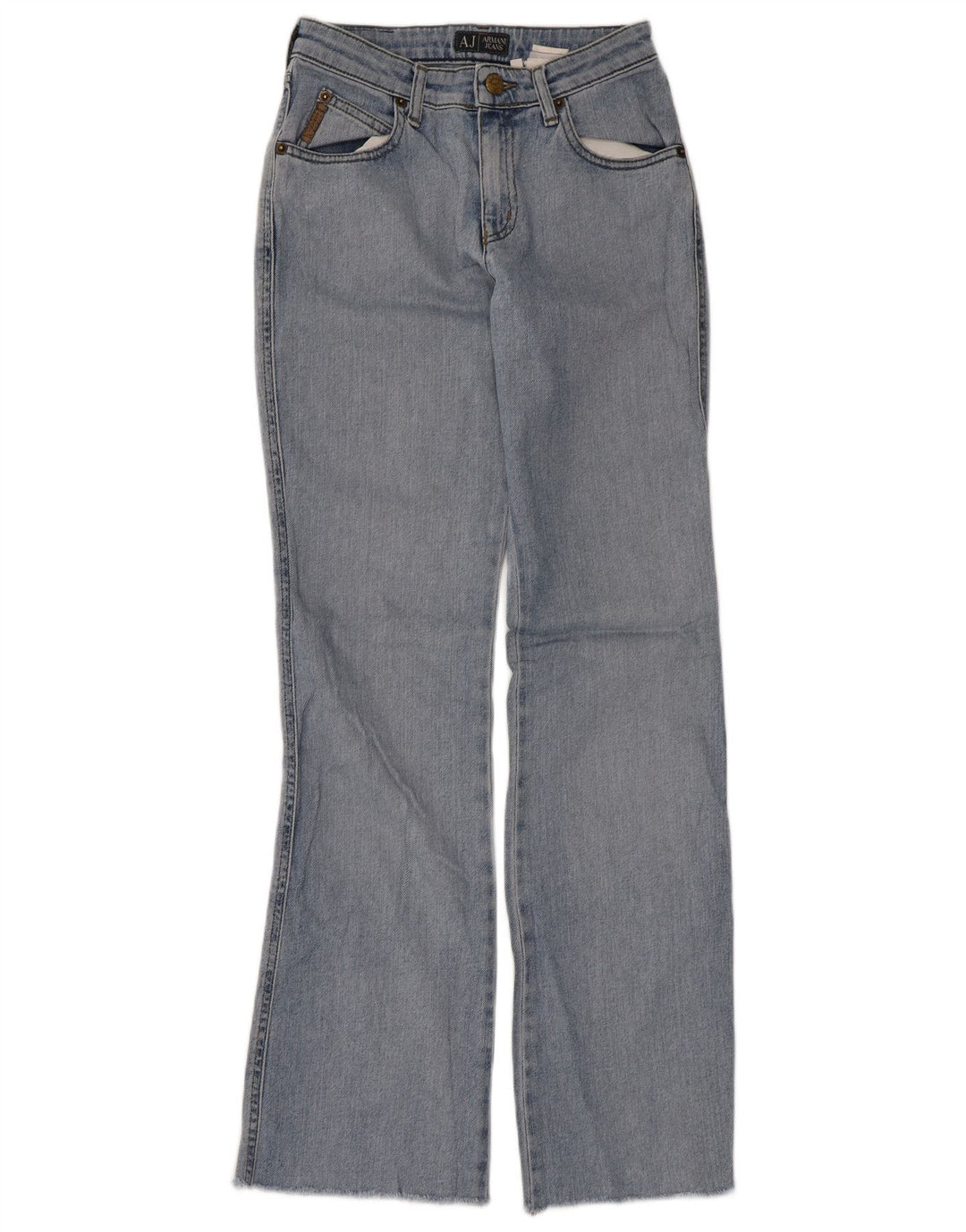 Jeans dritti da donna Armani W26 L31 Blu