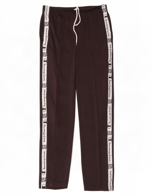 Pantaloni da tuta con grafica Champion USA da uomo Small Black Colourblock