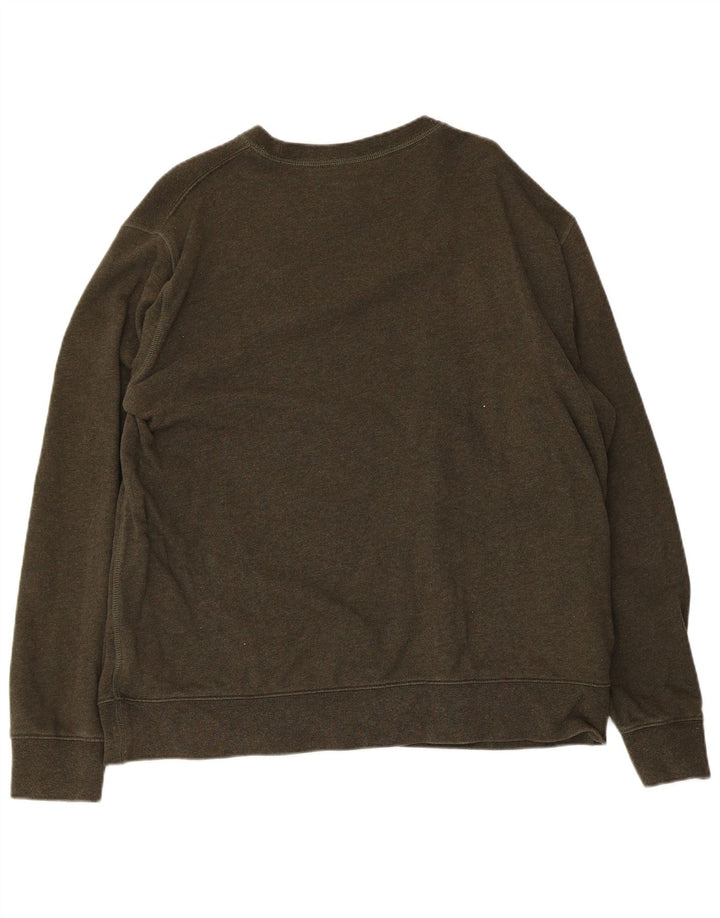 Felpa da donna Marks & Spencer maglione UK 20 2XL cotone kaki