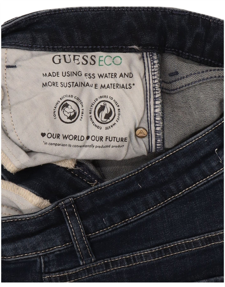 GUESS Jeans dritti eco da donna W28 L27 cotone blu navy