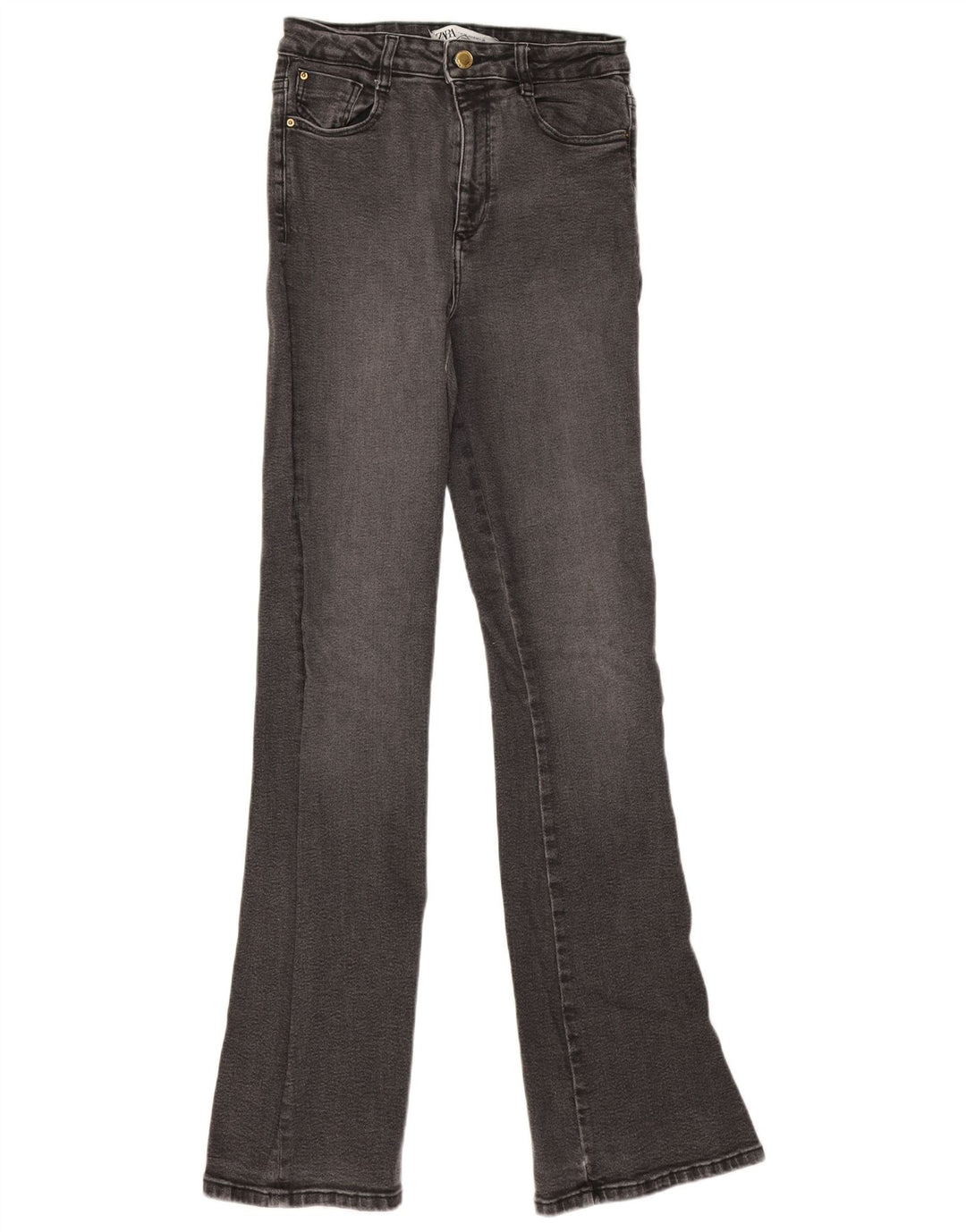 Jeans svasati da donna Zara EU 38 Small W28 L34 Grigio