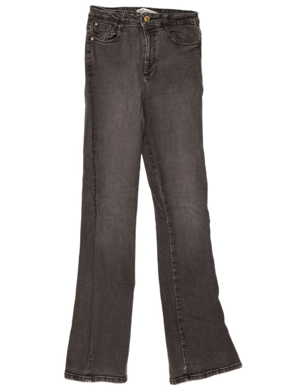 Jeans svasati da donna Zara EU 38 Small W28 L34 Grigio