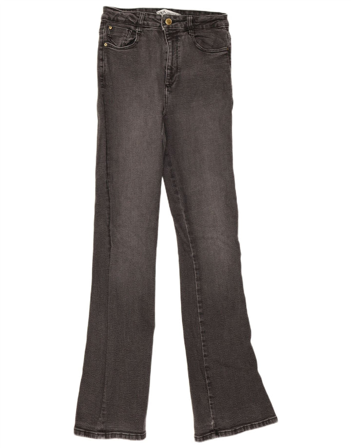 Jeans svasati da donna Zara EU 38 Small W28 L34 Grigio