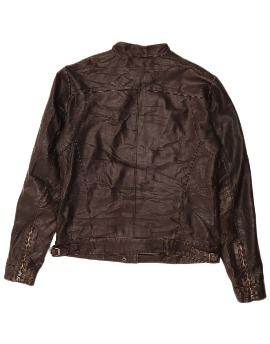Giacca in pelle da donna Bata and More IT 46 Large in pelle marrone