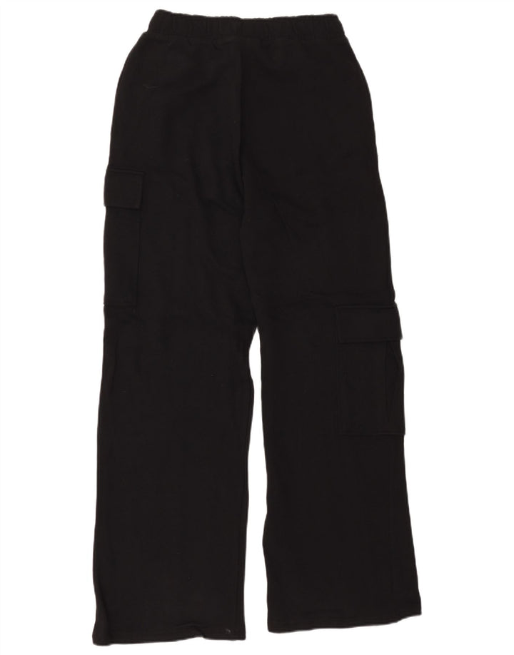 Pantaloni da tuta cargo Zara da donna UK 10 piccoli in cotone nero
