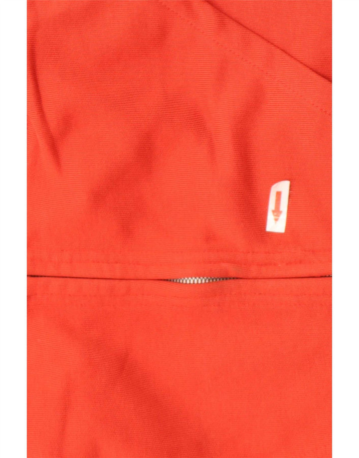 Maglione con cappuccio e zip da uomo Zara piccolo in cotone rosso