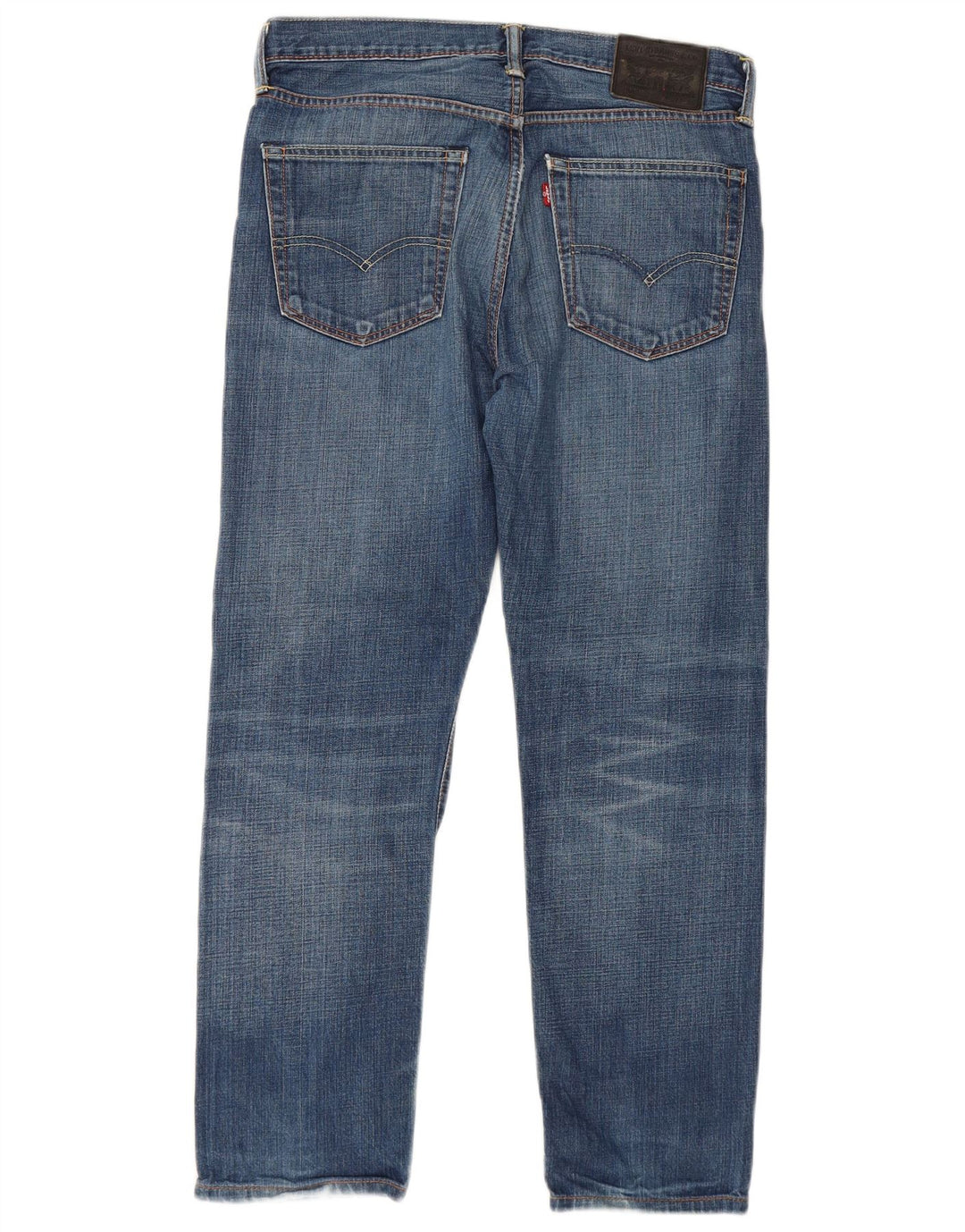 Levi's Uomo 508 Regular Tapered Jeans W32 L30 Cotone Blu
