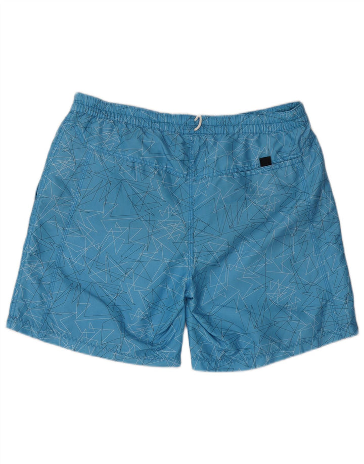 Pantaloncini da bagno da uomo Helly Hansen XL poliestere geometrico blu