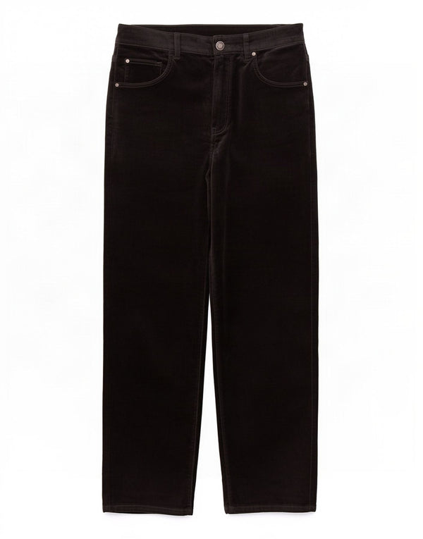 Pantaloni casual dritti da donna Massimo Dutti EU 38 Small W28 L28 Blu navy