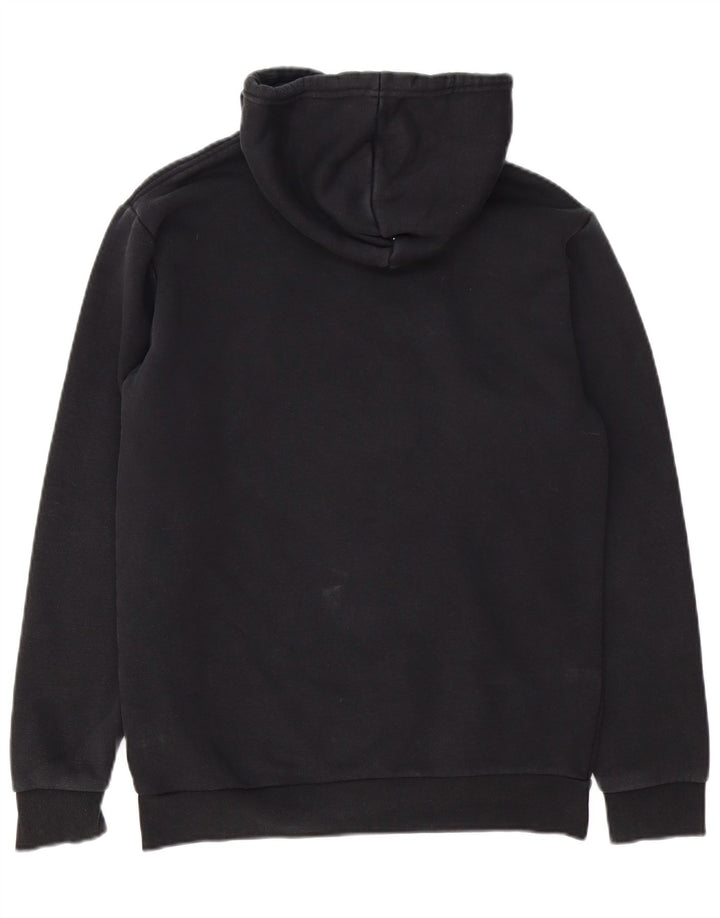 Felpa con cappuccio da uomo Adidas Small in cotone nero