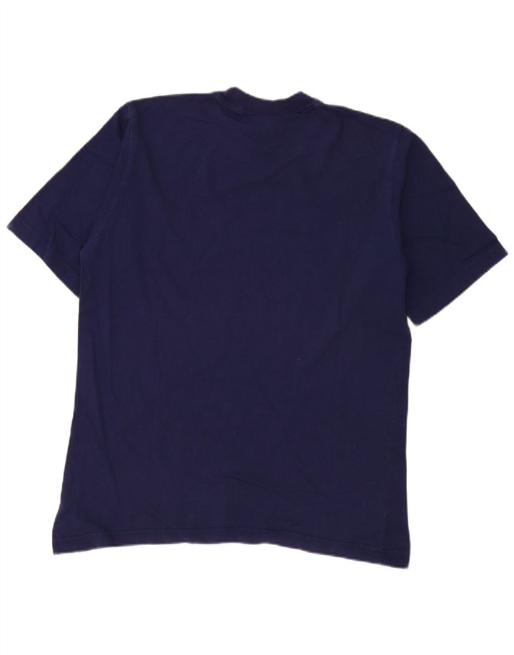 Maglietta Adidas da uomo Top media blu navy
