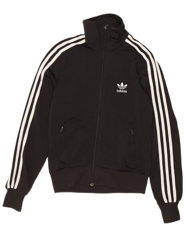 Giacca da ginnastica grafica da donna Adidas EU 36 piccola poliestere nero