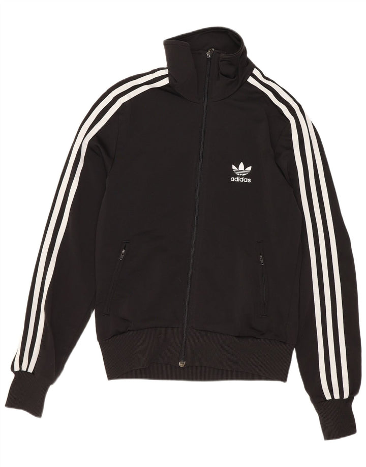 Giacca da ginnastica grafica da donna Adidas EU 36 piccola poliestere nero