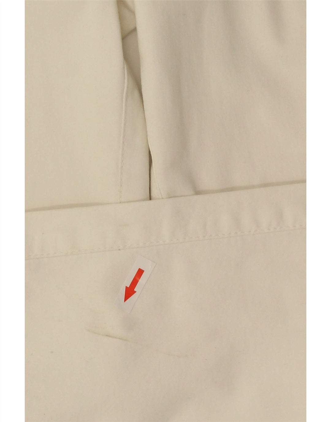 Pantaloni casual Bootcut da donna Versace IT 40 Small W26 L33 Cotone bianco