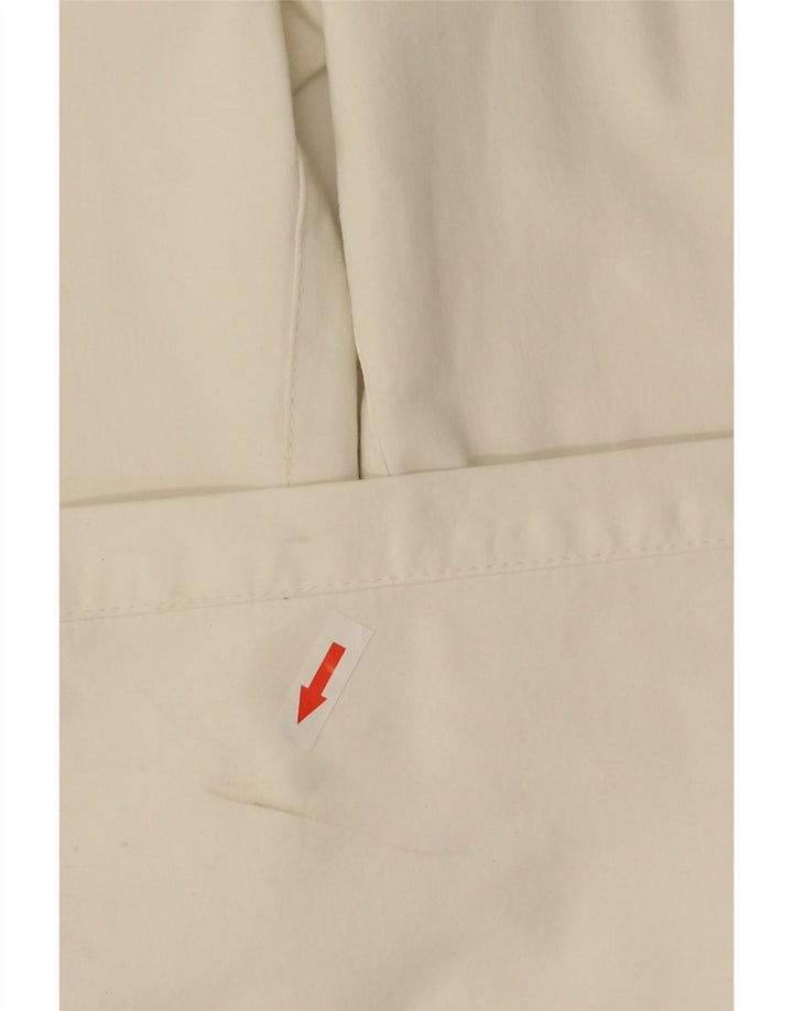 Pantaloni casual Bootcut da donna Versace IT 40 Small W26 L33 Cotone bianco
