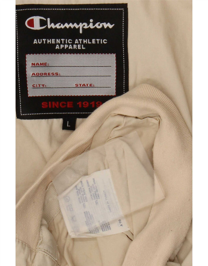 Giubbotto bomber da uomo Champion UK 40 grande cotone beige