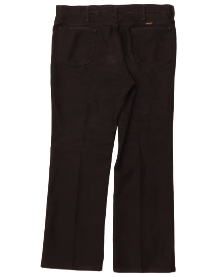 Pantaloni casual dritti da uomo Wrangler W38 L30 poliestere nero