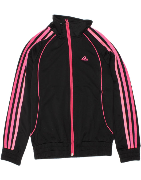 Giacca Top Tuta Adidas Bambina 9-10 Anni Poliestere Nera