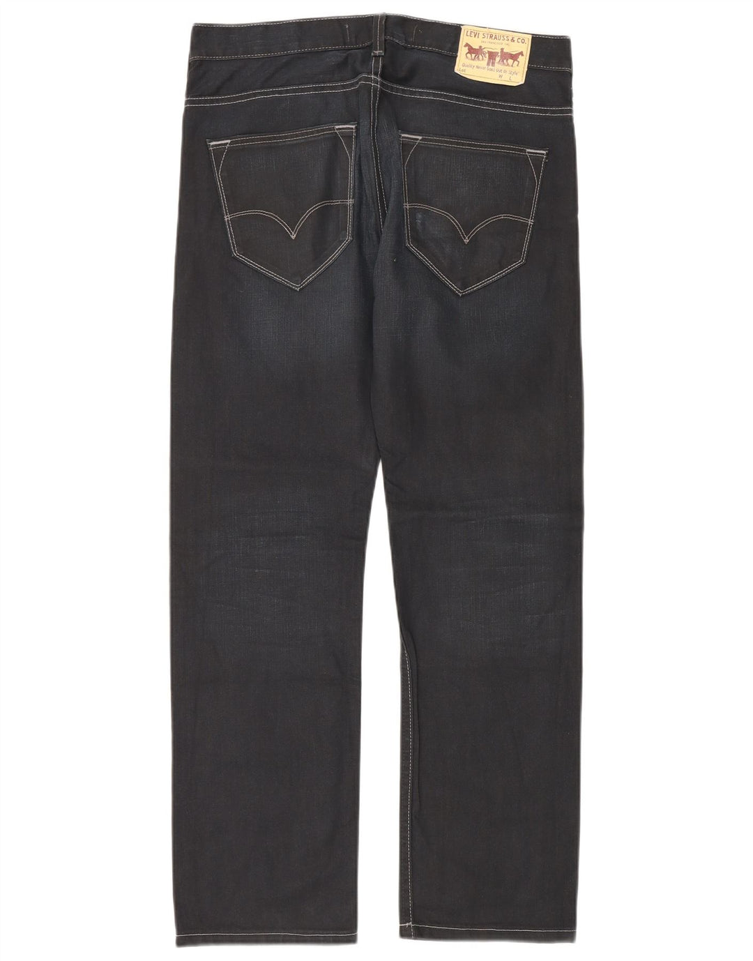 Levi's Uomo 504 Jeans dritti W32 L32 Cotone blu navy