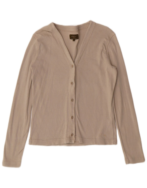 Camicetta corta da donna Calvin Klein Top UK 14 grande cotone beige