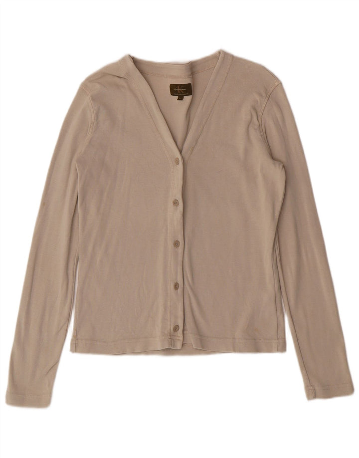 Camicetta corta da donna Calvin Klein Top UK 14 grande cotone beige