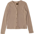 Camicetta corta da donna Calvin Klein Top UK 14 grande cotone beige