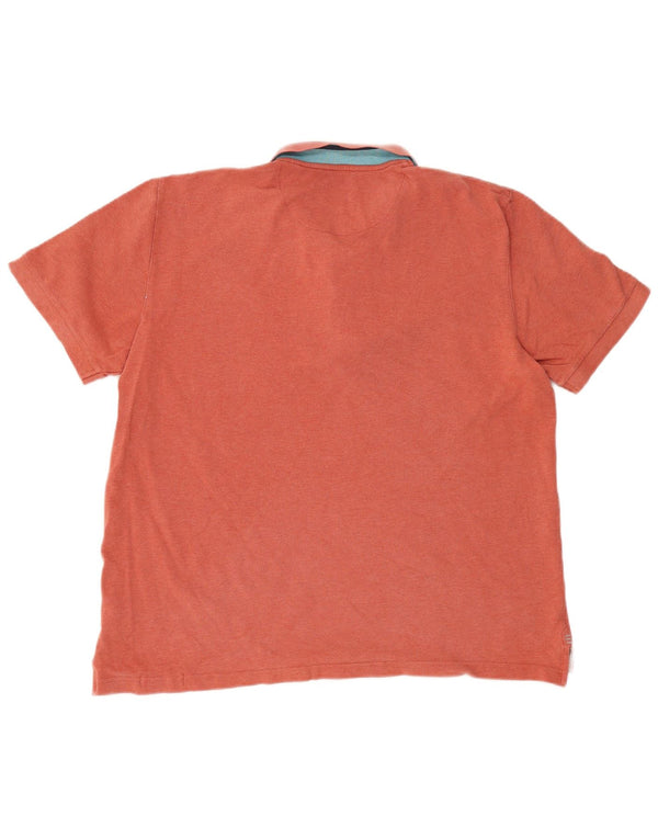 WHITE STUFF Polo da uomo XL in cotone marrone