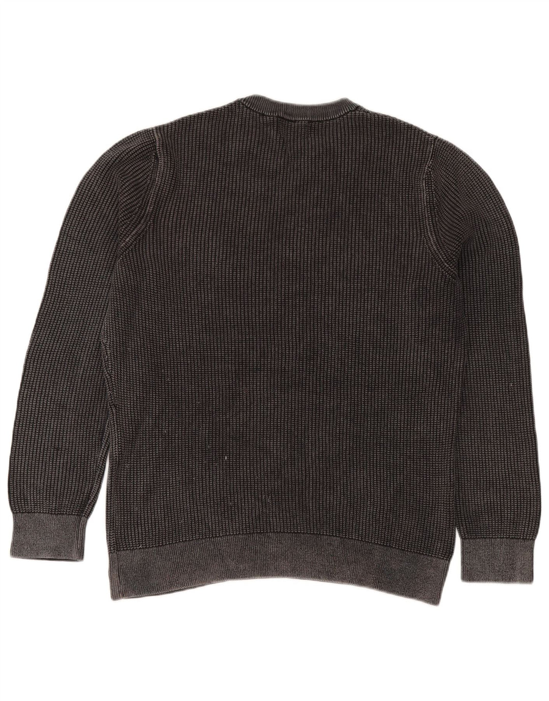 Maglione maglione girocollo da uomo Superdry XL in cotone grigio